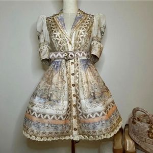 Zimmermann High Tide Odessey print mini dress Size 1